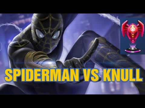 Spiderman no way home Black & Gold Uniform VS Knull Wbl with Ctp of Destruction Marvel Future Fight