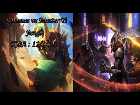 Rammus vs Master Yi Full Build | League of Legends Patch 10.16