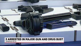 3 Springfield men arrested in major drug and gun investigation