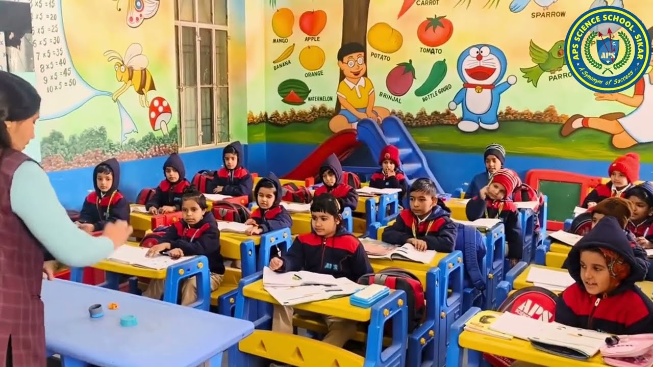 बोतल के ढक्कन से सीखी English Grammar! 😍 | Creative Teaching at APS Sikar