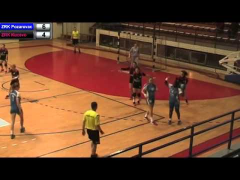 08.03.2015. ZRK Pozarevac - ZRK Kucevo - 1. poluvreme