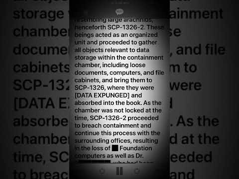Scp 1326 The Lexicon