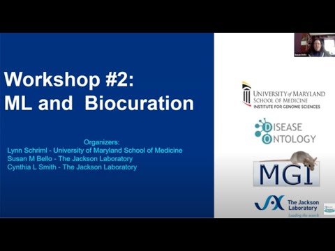 Machine Learning and Biocuration Workshop