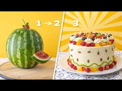 How to Make Watermelon Dessert Cake at Home – Step-by-Step Guide