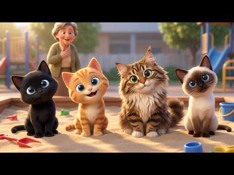 Naughty Kitten Destroyed The Sandcastle! 🐱🏰 Cats Sneak Into School Playground! | Teacher Finds Them