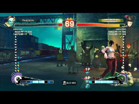 omoroid (Claw) vs mktn360 (Juri) - SSF4 Arcade Edition Xbox Live Ranked Match