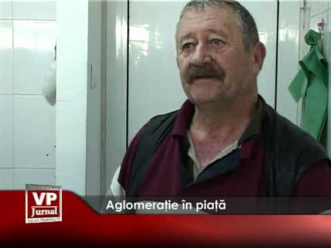 Aglomeraţie în piaţă