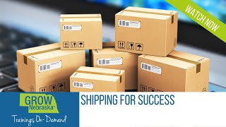 Shipping For Success Webinar with Presenters Tonja and Zoe
