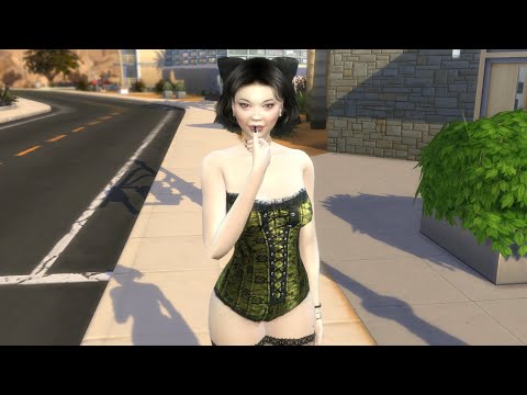 sims4 cc download asian girls female Mei Lin by Bonita100 Game Video Preview