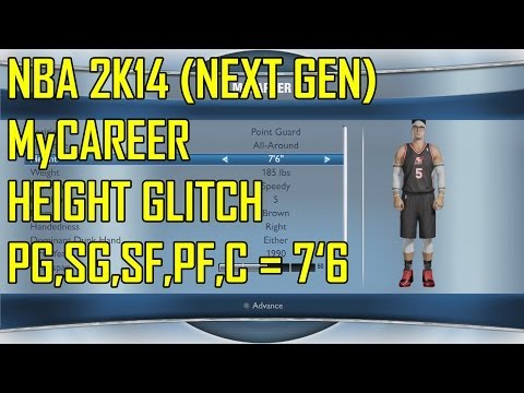 NBA 2K14 (Next-Gen) - MyCareer HEIGHT GLITCH!