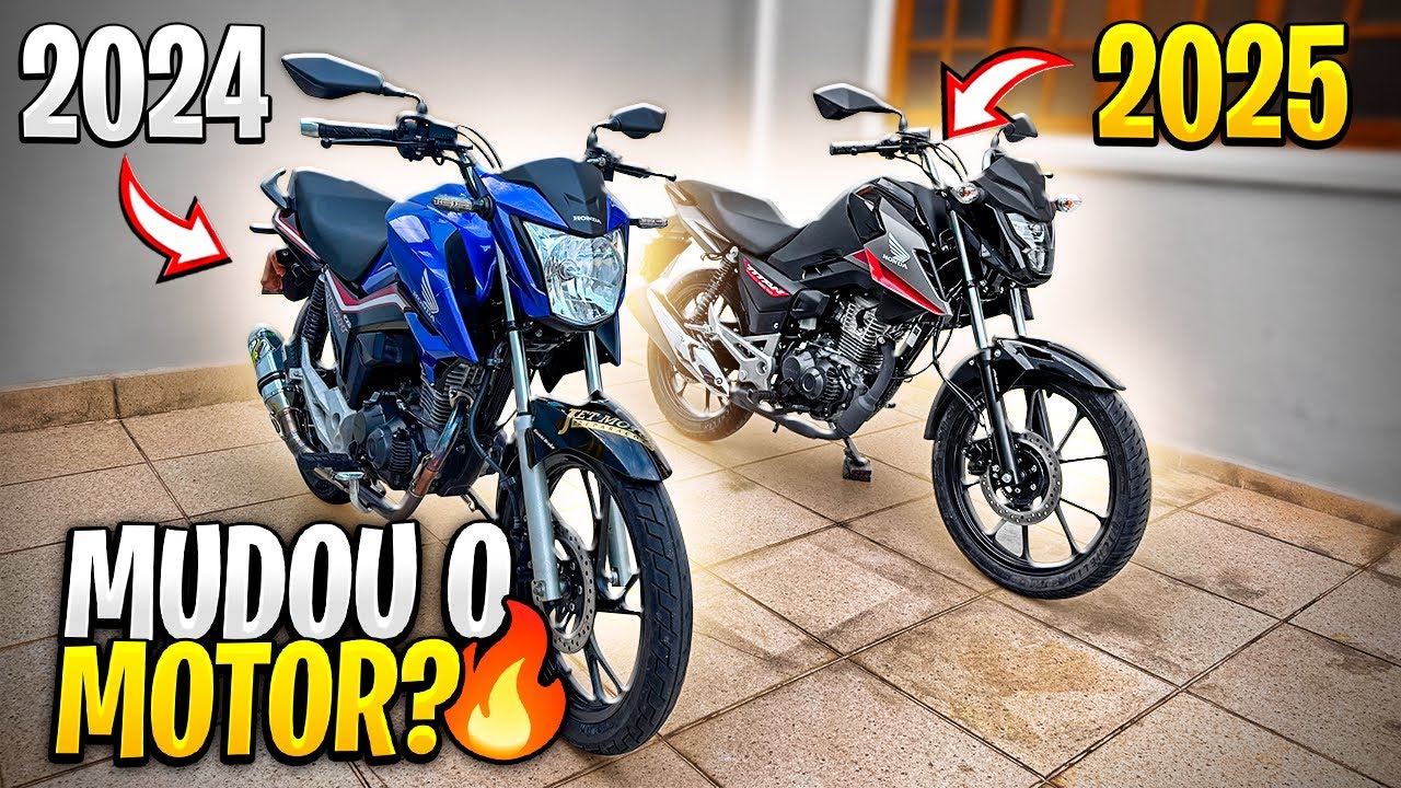 TITAN 160 2025 0KM COMPARADA COM TITAN 2024 EM DETALHES, MUDOU MOTOR?, DIFERENÇAS, VALE A PENA?