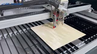 [LaserMen] 9 in 1 laser processing system cutting galvanized sheet and weld seam cleaning