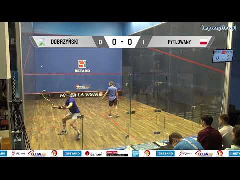 Wojciech Dobrzyński - Jakub Pytlowany BETARD Indywidualne Mistrzostwa Polski w Squasha 2023