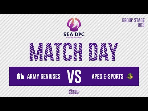 Army Geniuses vs Apes // DPC SEA T2: Div. II  // Caster : Eret
