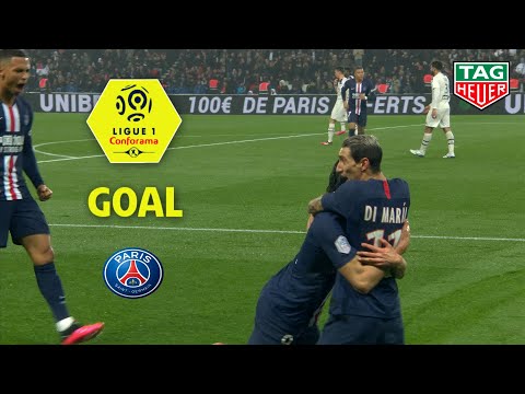 Goal Edinson CAVANI (25') / Paris Saint-Germain - Girondins de Bordeaux (4-3) (PARIS-GdB) / 2019-20