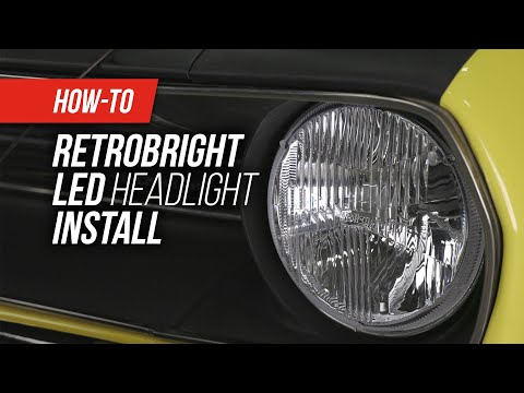 How To Install Holley RetroBright LED Headlights In A Classic Muscle Car