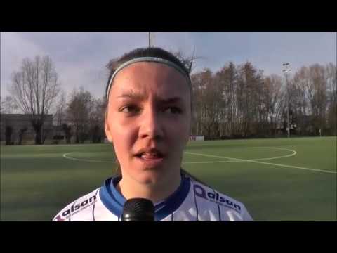 Romy Camps na KAA Gent Ladies B - Union Saint-Ghislain Tertre Hautrage op 24.02.2018