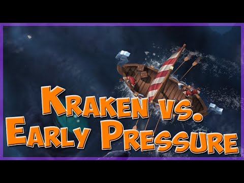 Kraken vs Early Pressure | Kraken clan in 3v3 | Northgard