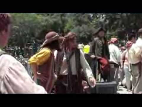 Disney Dream Job Pirate Bootstrappers Disneyland Jack Sparrow part 2