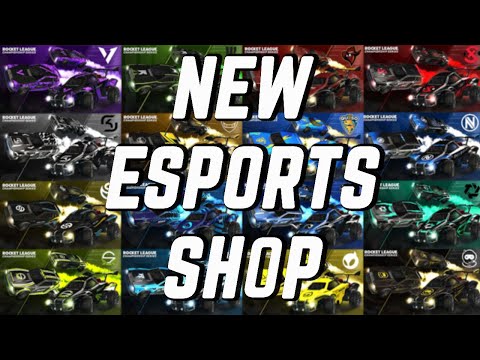 The Rocket League Esports Shop Gets an Overhaul | 32 New Decals & Additional Regions Added!