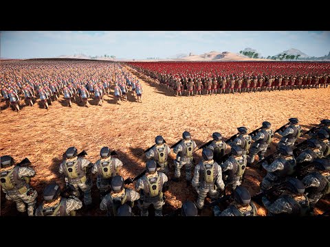 10,000 Modern Soldiers vs Every Ancient Army — Ultimate Epic Battle Simulator 2