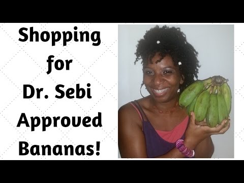 Shopping For Dr. Sebi Approved Bananas Alkaline Electric Food Video