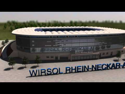 3-D Visualisierung: Rhein-Neckar-Arena