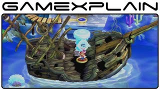 New Super Mario Bros. U - Haunted Shipwreck in Sparkling Waters (Gameplay Footage)