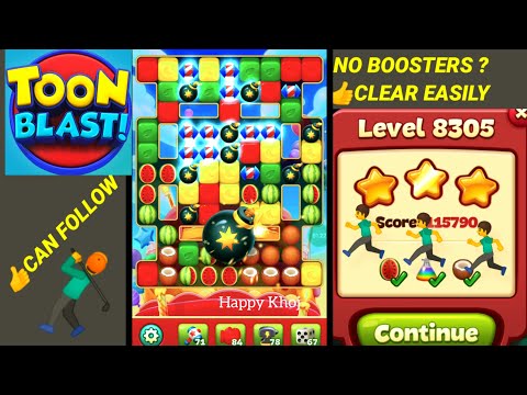 Toon Blast Level 8305 🚀🚀