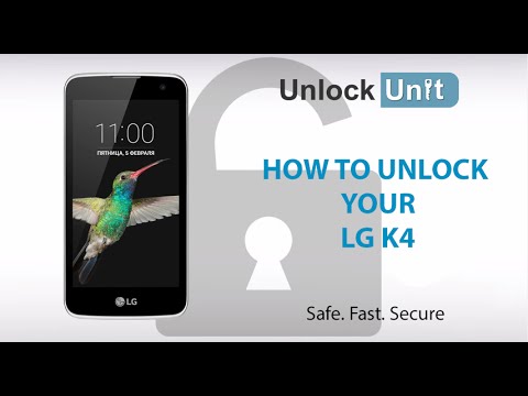 HOW TO UNLOCK LG K4