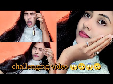 Big hoop earring wear in nose and accept challenge/ challenging video/ requested video 