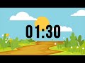 1 minute 30 Second Countdown Timer with Music For Kids