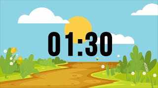 1 minute 30 Second Countdown Timer with Music For Kids
