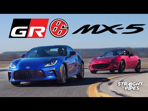 The LAST Affordable RWD Manual Gas Cars! 2022 Toyota GR 86 vs Mazda Miata MX5