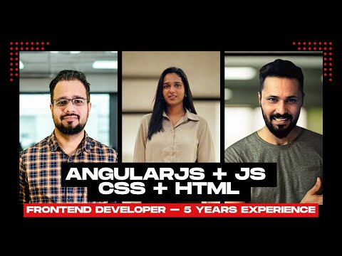 Frontend Developer Mock Interview 5 Years Experience Html Css Javascript Angular React Qa