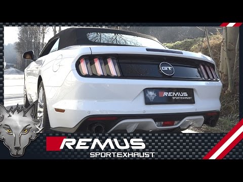 Ford Mustang GT 5.0l V8 with REMUS cat-back system