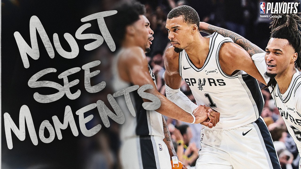 The Most ELECTRIC Spurs Plays of the Postseason 🤯