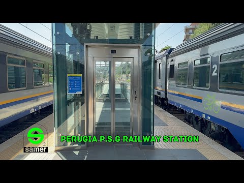 2 Scenic 2018 samer MRL traction elevators@Perugia Ponte San Giovanni Railway Station, Italy