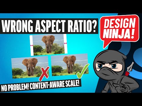 Scale to New Aspect Ratio in Photoshop with Content Aware Scale
