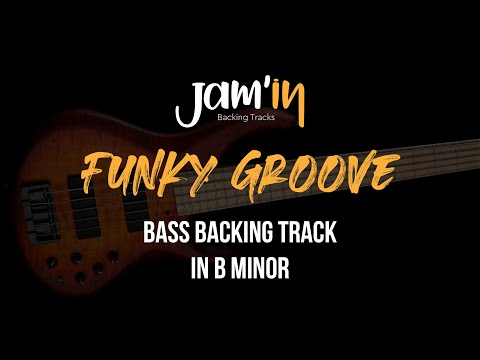 Funky Groove Bass Backing Track in B Minor
