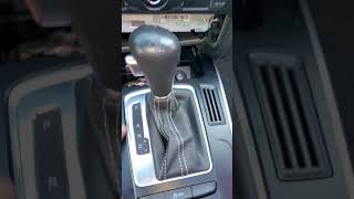 2010-2014 Audi a4 e- brake switch diagnoses and re &re.