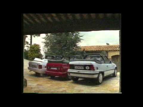 Telemotor test Ford Escort cabrio Opel Kadett cabrio VW Golf cabrio