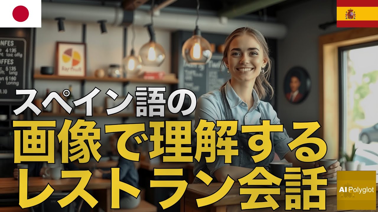 スペイン語の画像で理解するレストラン会話 | 聞き流し | Spanish | 実用例文付き