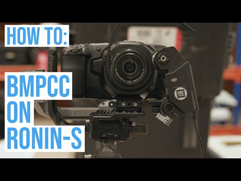 Mount Blackmagic Pocket 4K or 6K on DJI Ronin-S with Follow Focus