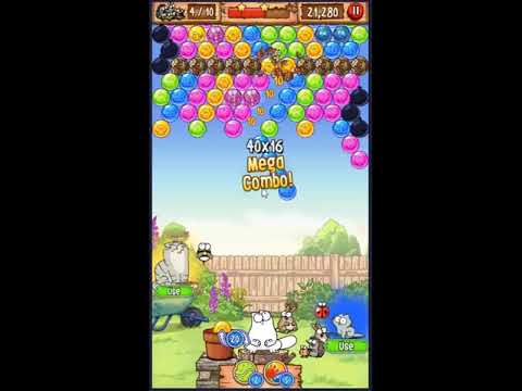 Simon's Cat Pop Time Level 97 - NO BOOSTERS 😺 | SKILLGAMING ✔️