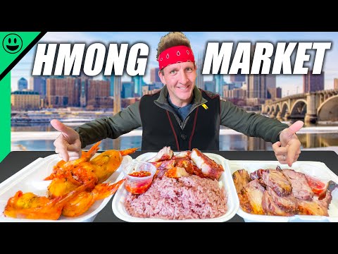 Hmong Food Market Tour!! Asia’s Secret Cuisine Without a Country!!