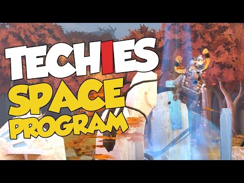 DotA 2 - Techies Space Program Funny Moments!
