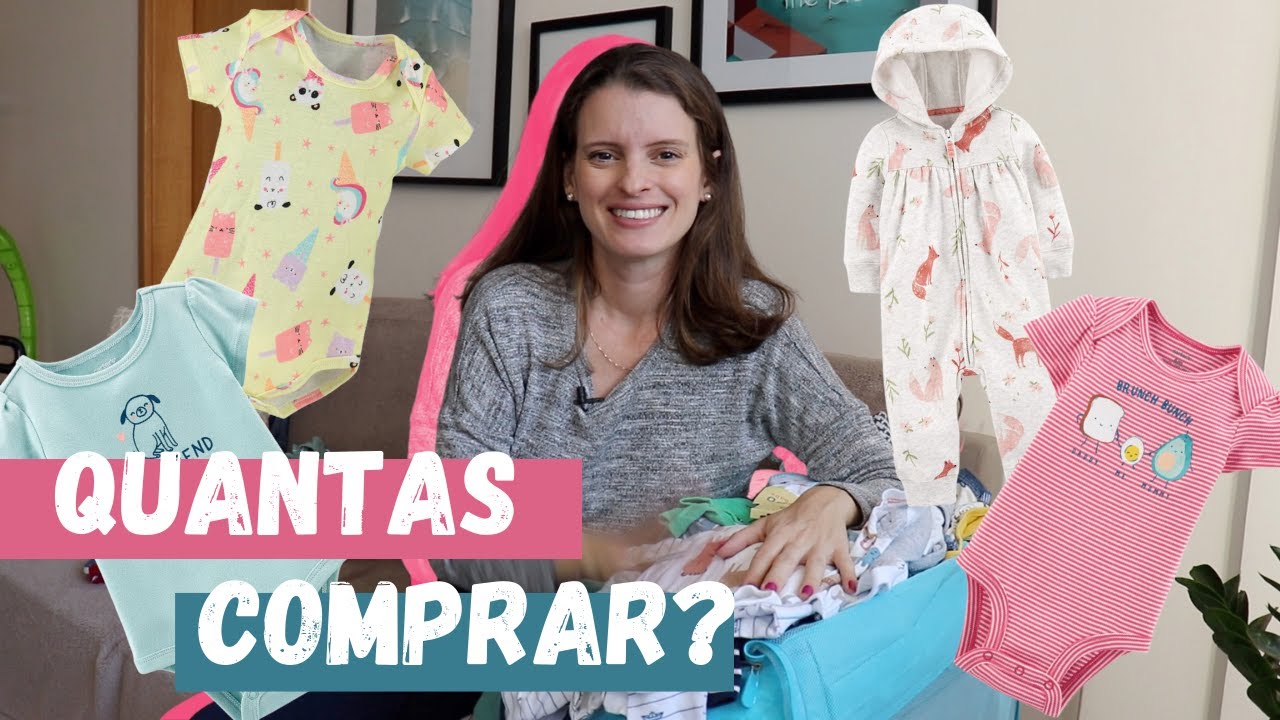 Quantas roupinhas comprar para o enxoval do bebê?