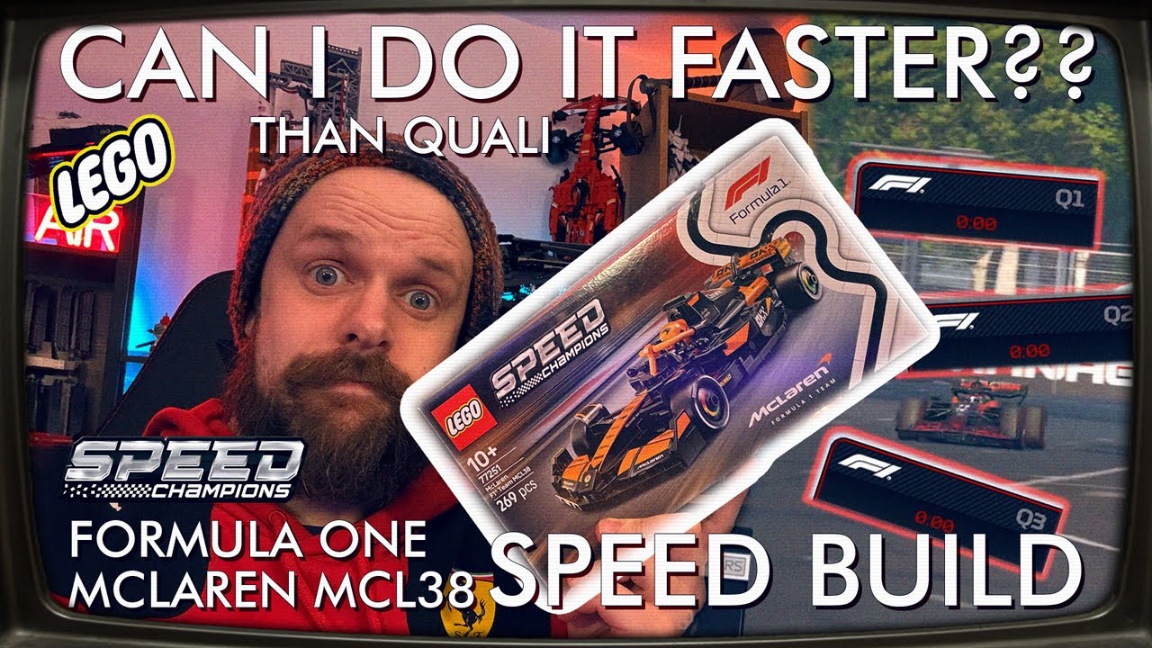 Can I build a Lego McLaren in less time than to qualify for a F1 race?