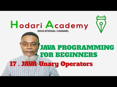 Java Programming For Beginners 17 Java Unary Operators